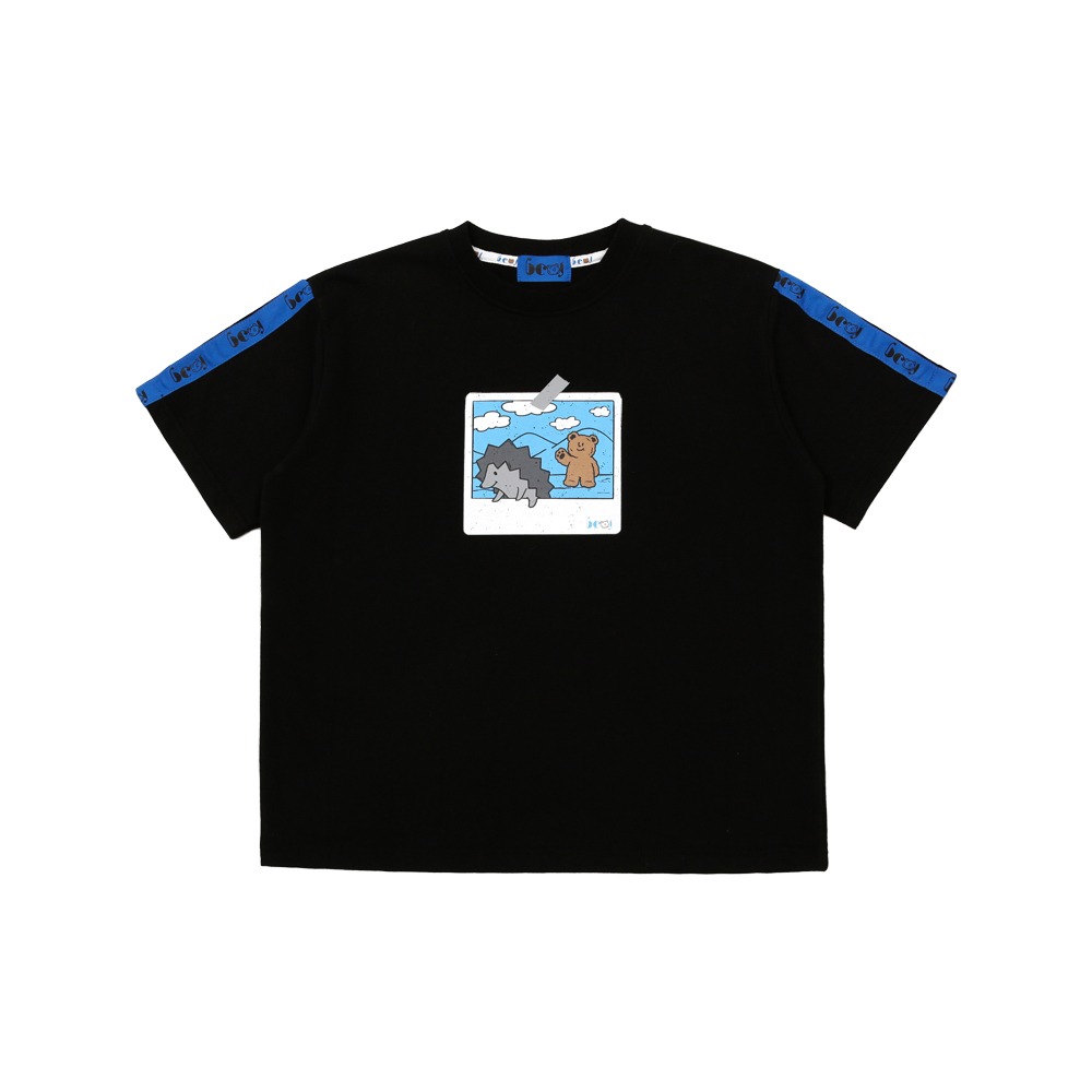 [바로배송] Polaroied t-shirt (BLACK)