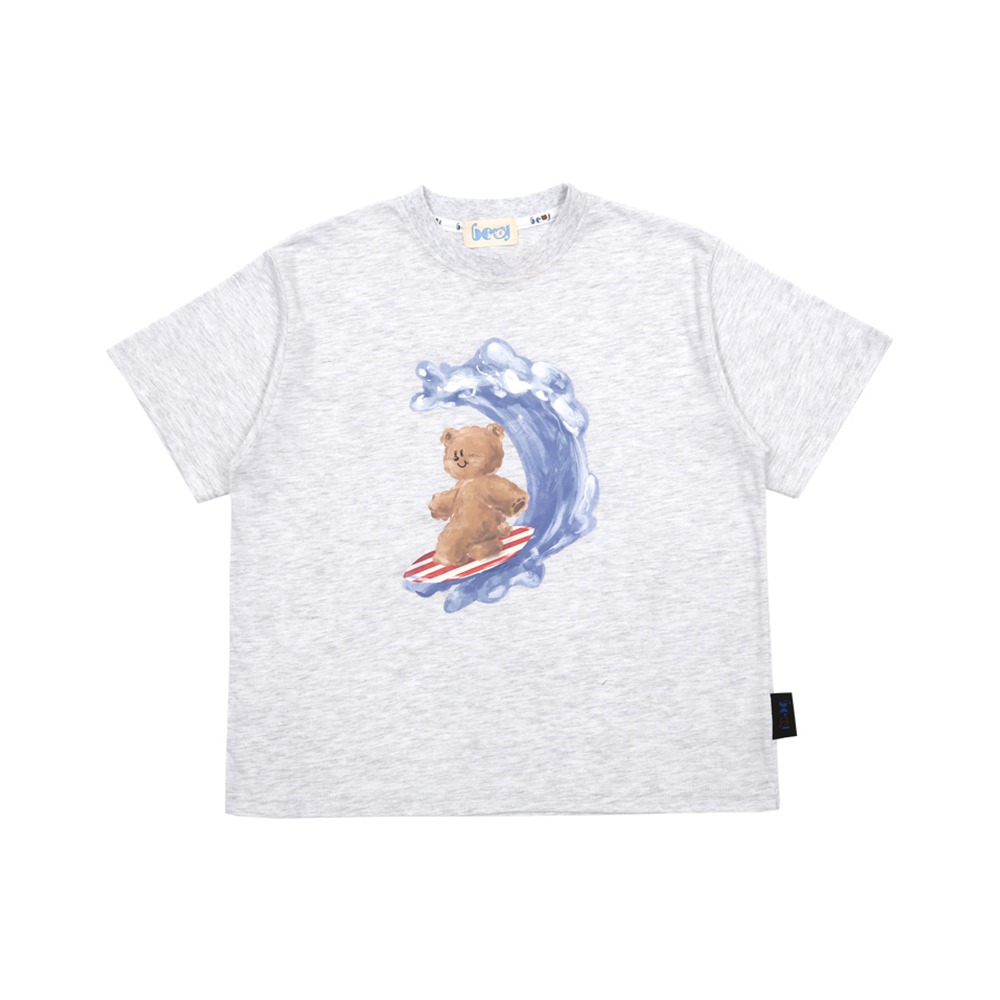 [바로배송] Surfing bear t-shirt