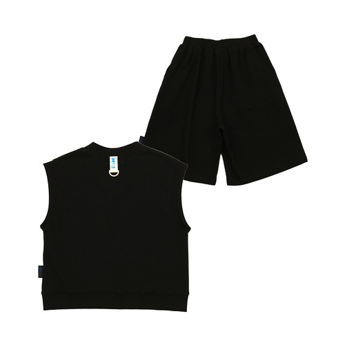 [세트제품 10%할인율 적용] BEJ school emblem vest set (BLACK)