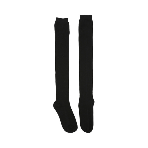 [한정수량] Long ribbed socks(black)