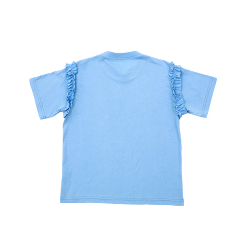 [바로배송] Blue rabbit frilled t-shirt