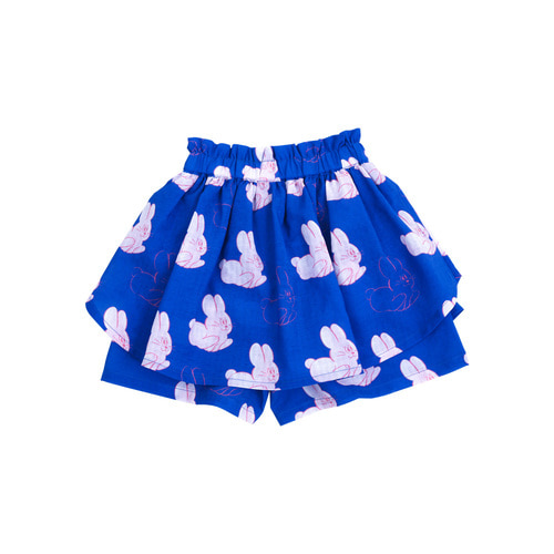 [바로배송] Rabbit layered shorts (BLUE)