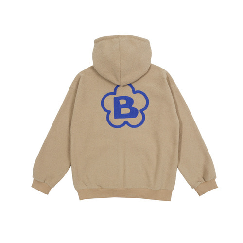 [바로배송] Flower logo terry fabric hoodie