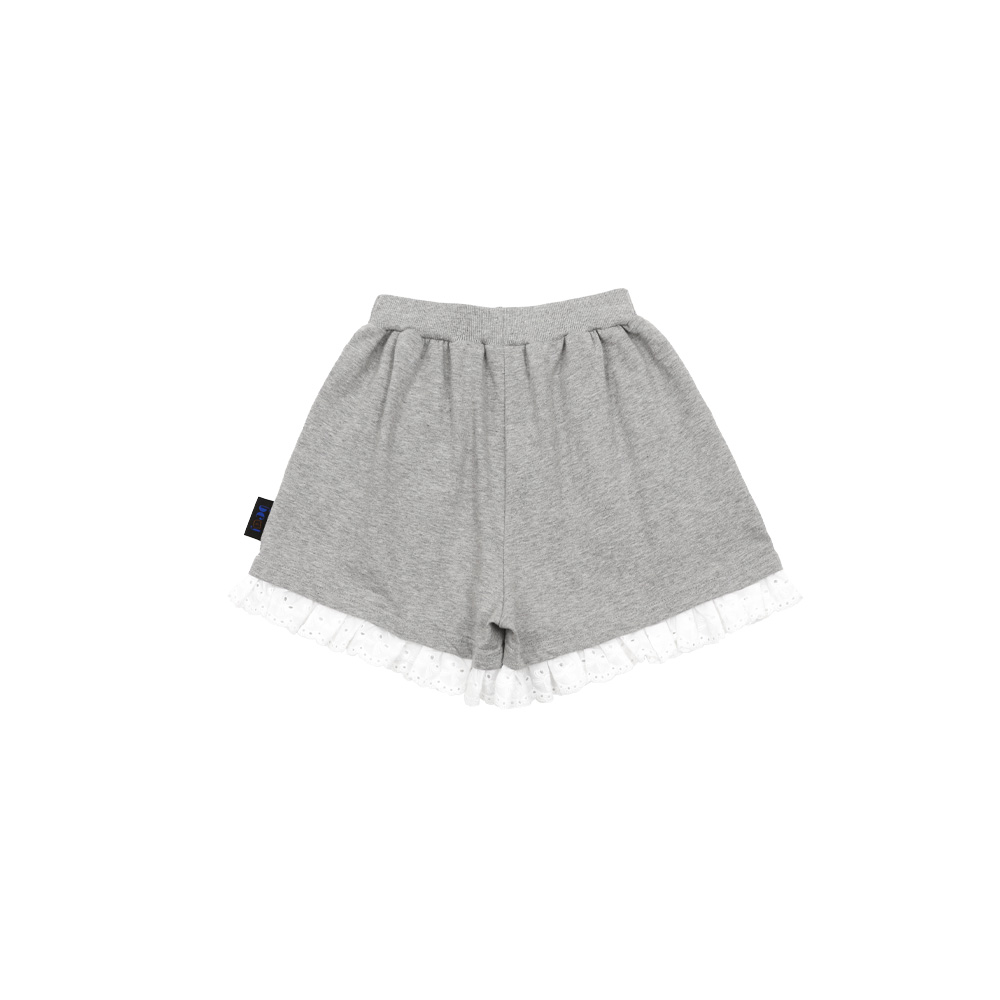 Lace shorts (GRAY)