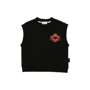 [바로배송] BEJ school emblem vest (BLACK)