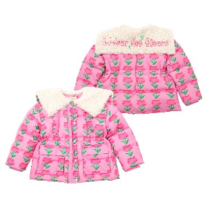Lily square collar padded jumper