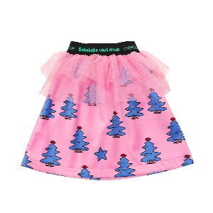 Christmas blue tree skirt