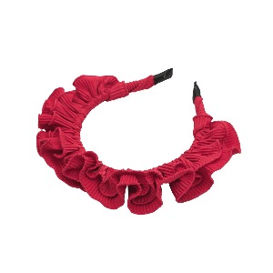 [바로배송] Red Pleats Headband