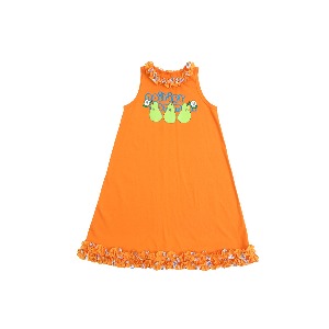 [바로배송] Pears sleeveless dress (ORANGE)