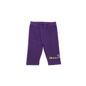 Purple flower leggings