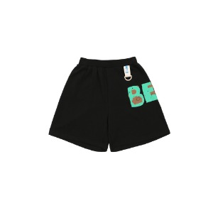BEJ logo training shorts (BLACK)