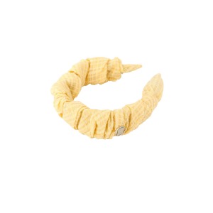 Yellow ripple hairband