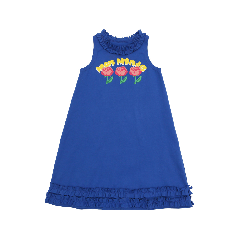 [바로배송] Blue rose dress