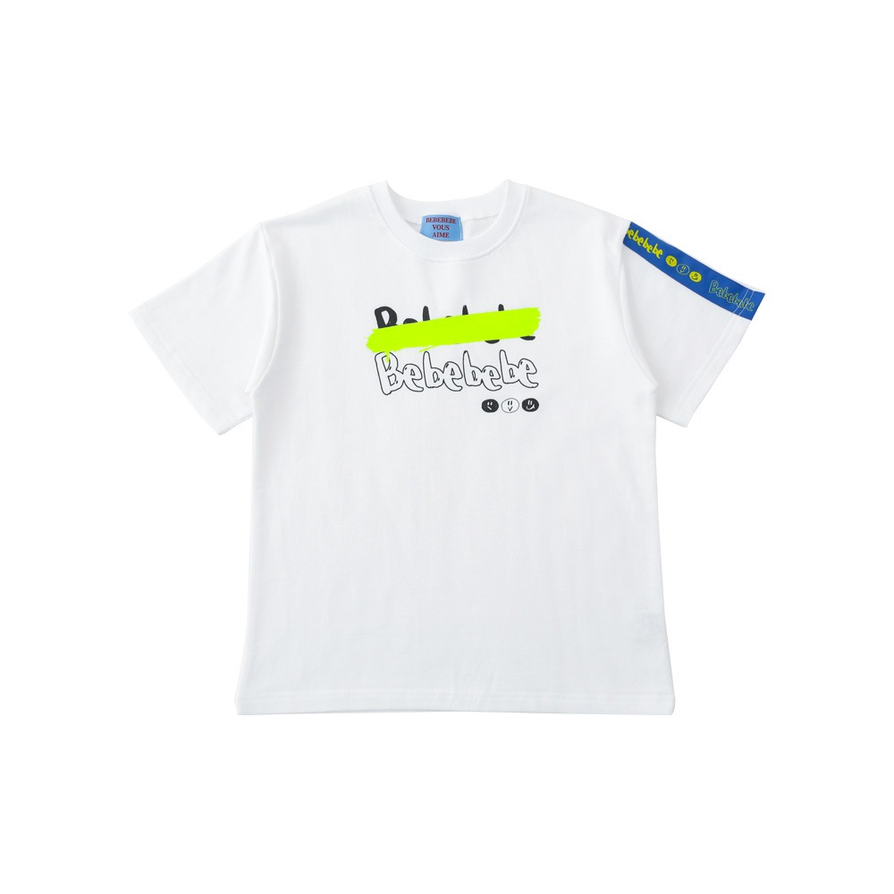 [바로배송] TEAM BEBEBEBE logo t-shirt (BLUE)