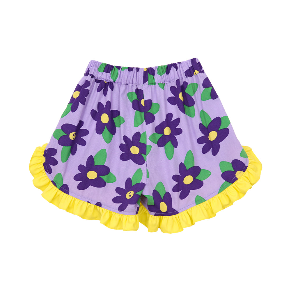 [프리오더 15% 할인율 적용 42,000→35,700] BE purple flowers shorts