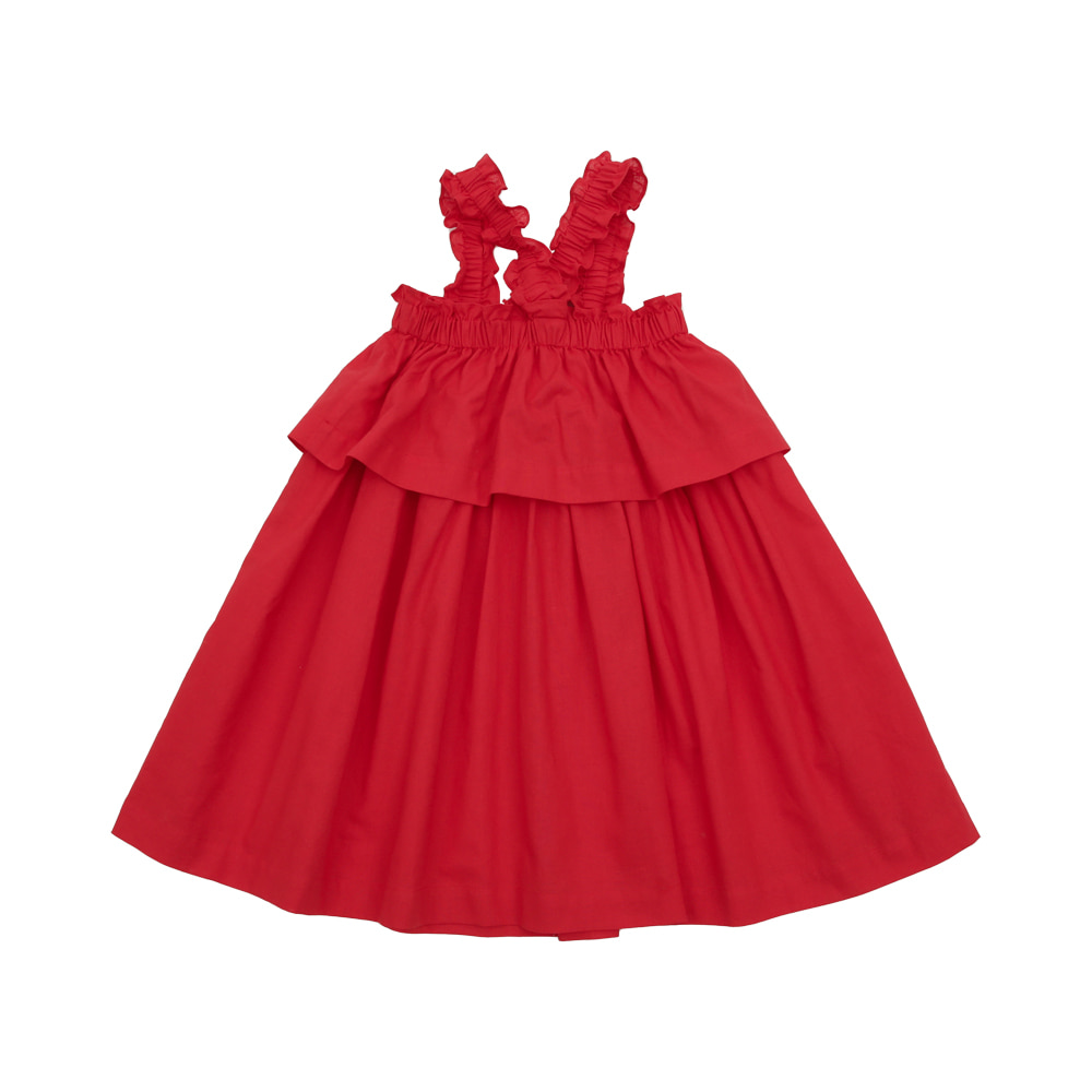 [바로배송] Red rose dress