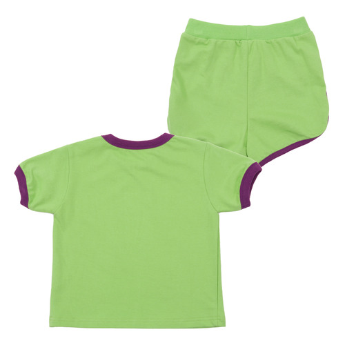 [LIMITED EDITION] Grapes yellow green tee + shorts set up