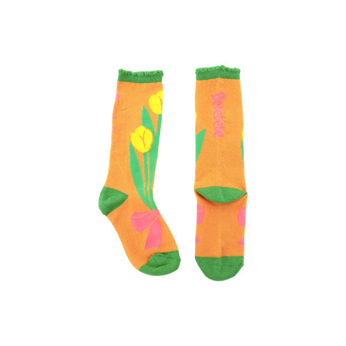 [2차 프리오더 15% 할인율 적용] BEBEBEBE garden knee socks
