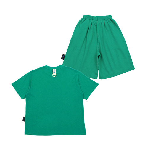 [LIMITED EDITION 20% 할인율 적용 71,000→56,800] BEJ Cereal grean t-shirt + shorts set