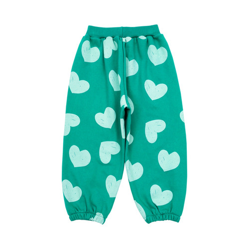 [바로배송] Green heart sweat pants