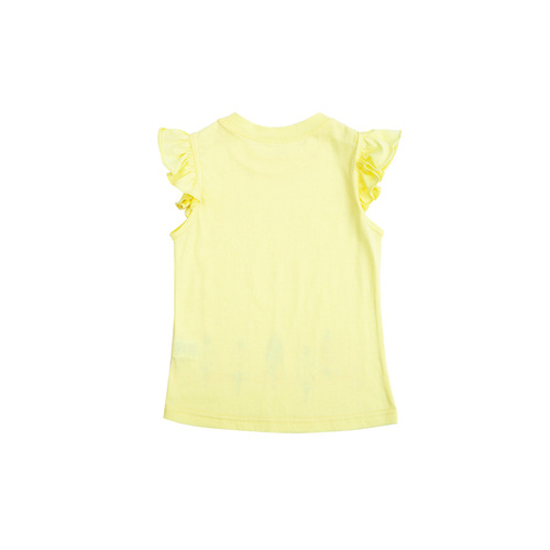 [바로배송] Watercolor flower t-shirt (YELLOW)
