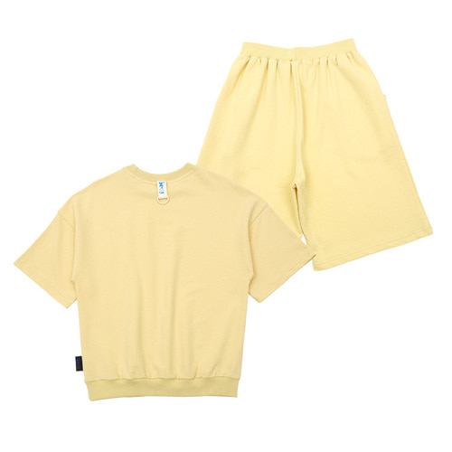 바로배송 세트할인10%] Original daimaru sweatshirt + shorts SET (YELLOW)