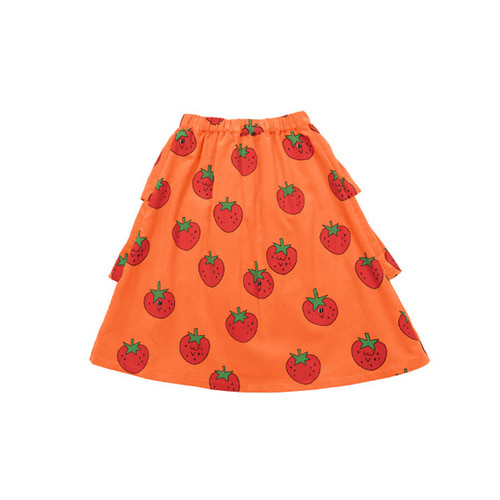 [바로배송] Strawberry skirt (Orange)