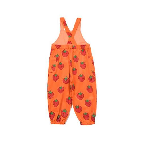 [바로배송] Strawberry suspenders pants (Orange)