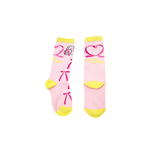 [바로배송] Ribbon puppy knee socks
