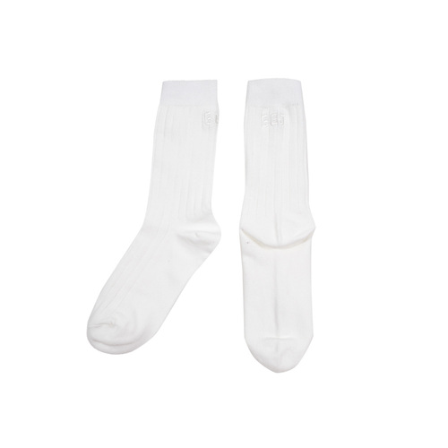 [여유수량 ~12/4 pm 1시까지 할인율 15% 적용] Beret middle socks (WHITE)