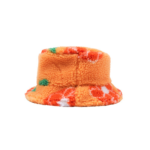 Orange flower dumble hat