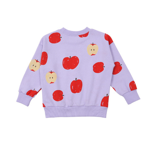[바로배송] Purple apple sweatshirt