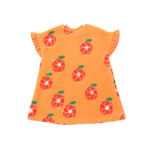 [바로배송] Orange flower dumble dress