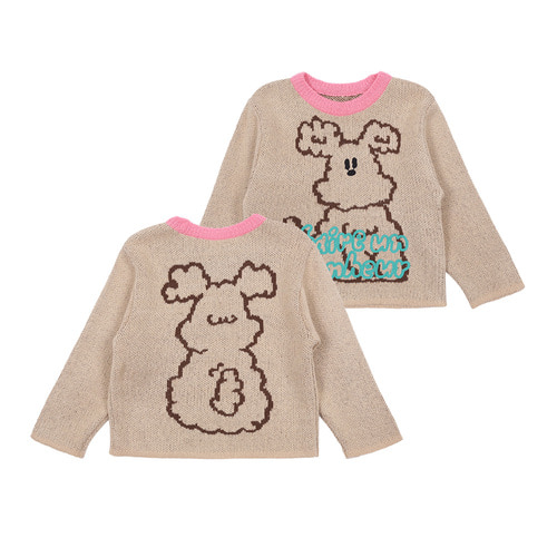 [바로배송] Puppy knitted sweater