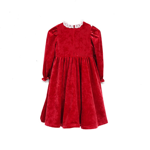 [크리스마스 리미티드 에디션] 2023 Christmas velvet lace dress