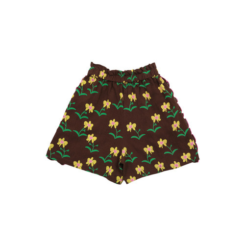 [바로배송] Yellow flower frill shorts