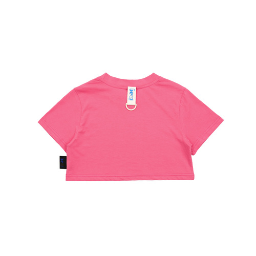 Drink juice cropped t-shirt (PINK)