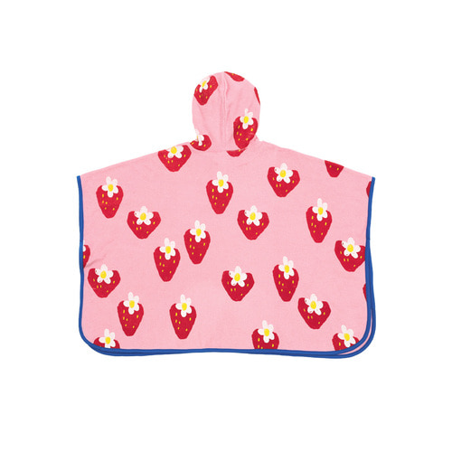 Strawberry flower towel hoodie
