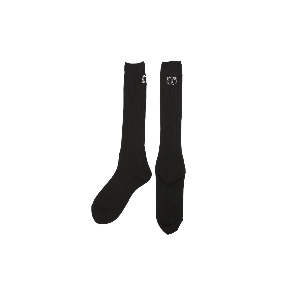 Slick knee socks (BLACK)