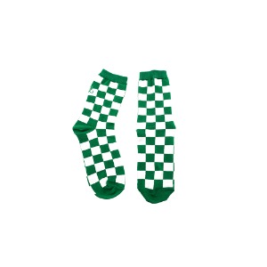 Checker board socks (GREEN)