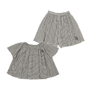 [LIMITED EDITION 20% 할인율 적용 78,000→62,400] Wide ruffle blouse + shorts set