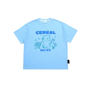 [LIMITED EDITION 15% 할인율 적용 35,000→29,750] BEJ cereal sky blue t-shirt