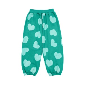 [바로배송] Green heart sweat pants