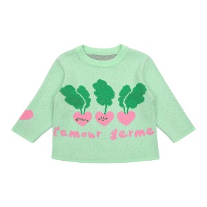 [바로배송] Heart radish knitted sweater