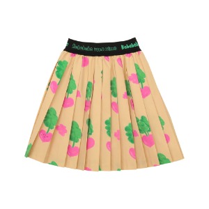 [바로배송] Heart radish pleats skirt