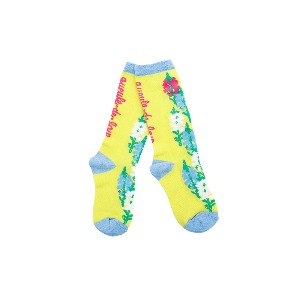 [바로배송] Watercolor flower knee socks