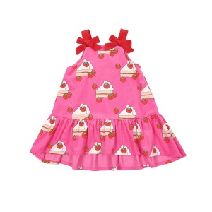 [바로배송] Strawberry cake dress (PINK)
