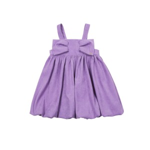 [바로배송] Purple ribbon dress