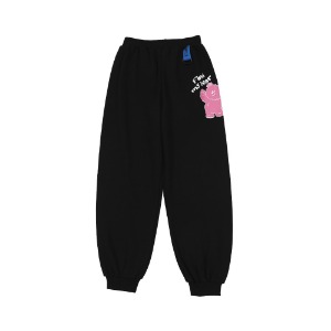 [바로배송] Color gummy pants (BLACK)