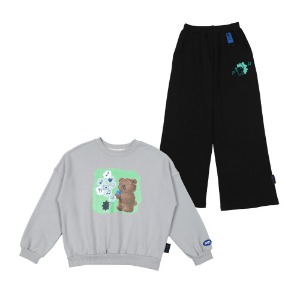 [바로배송 10% 세트 할인율 적용] Tamagochi sweatshirt + pants SET